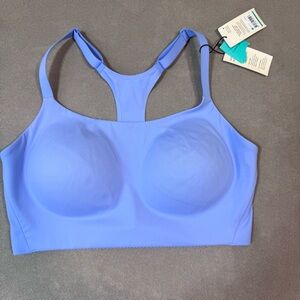 NWT Huug Got Your Back Racer Wireless Bra Size XL Lilac